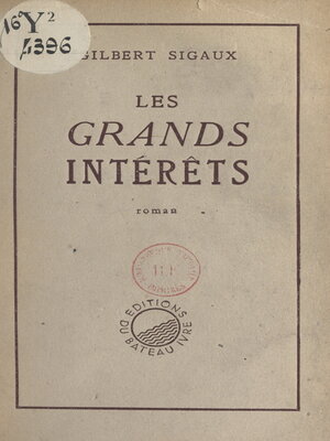 cover image of Les grands intérêts